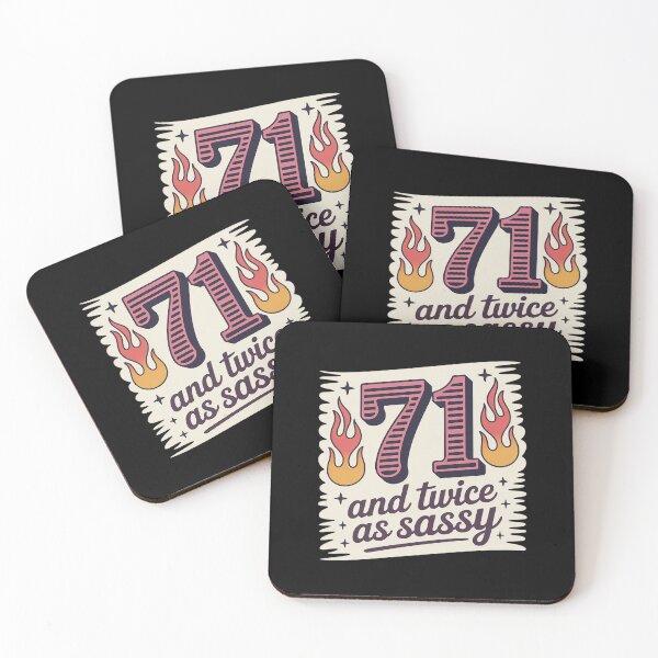 Item preview, 71 and Twice as Sassy Birthday designed and sold by SnackPAC.