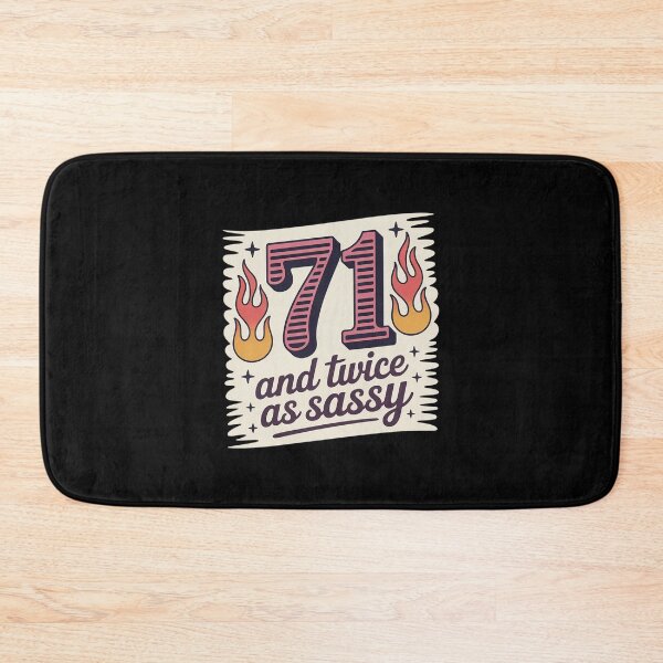 Item preview, 71 and Twice as Sassy Birthday designed and sold by SnackPAC.