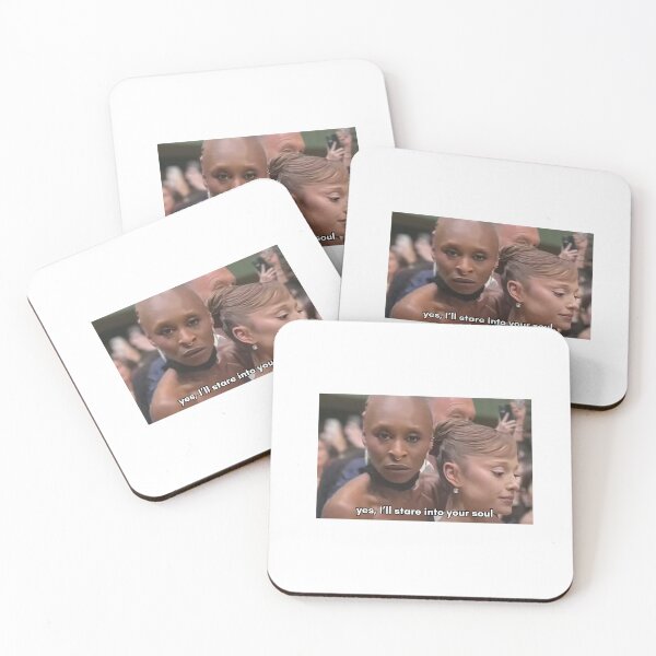 Item preview, yes I'll stare into your soul Meme Cynthia Erivo designed and sold by Crealice.