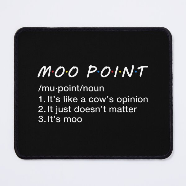 Item preview, Moo Point Definition.  designed and sold by CoCoArt-Ua.