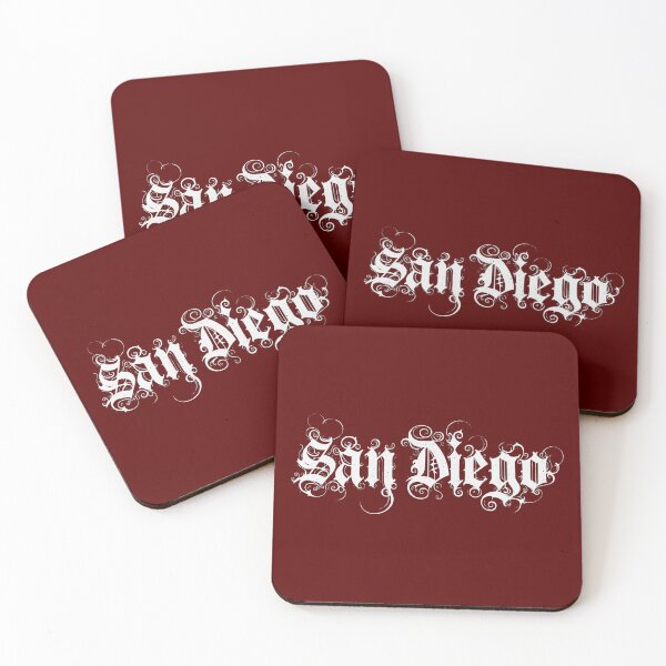 Item preview, San Diego Blackletter Calligraphy Design designed and sold by VikArtStudio.