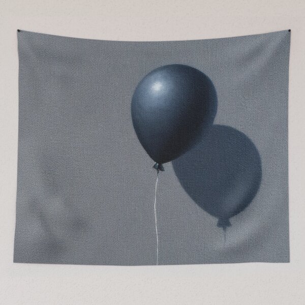 Item preview, A single blue balloon in a still life designed and sold by Mianku | Für das Leben.