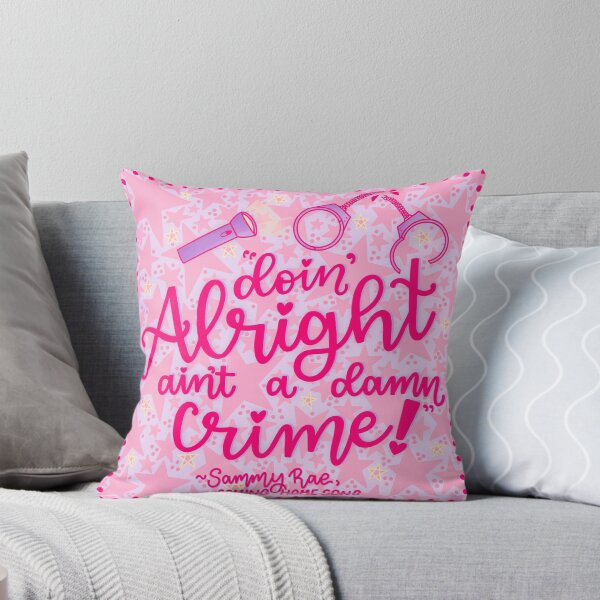 Item preview, Doin’ Alright Ain’t a Damn Crime! - Sammy Rae & The Friends quote with full background designed and sold by scribbleswithsav.