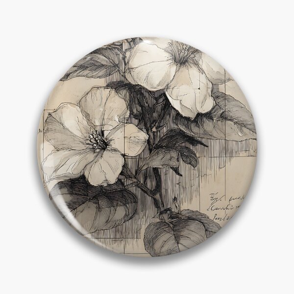 Item preview, Classic Scientific Flowers Drawing designed and sold by bapupa.