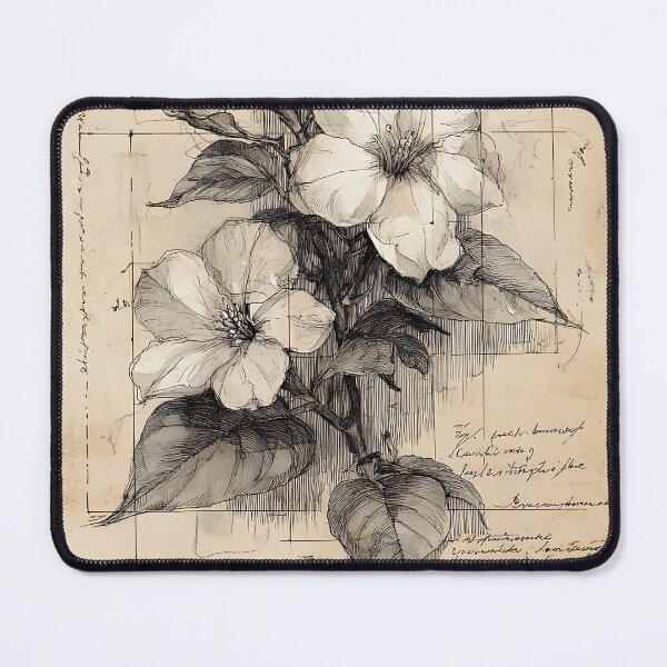 Item preview, Classic Scientific Flowers Drawing designed and sold by bapupa.