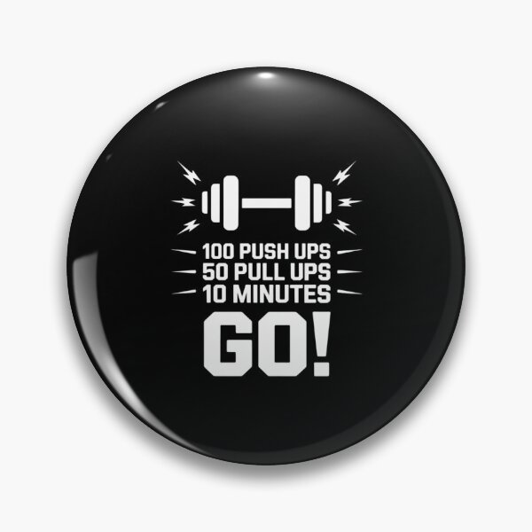 Item preview, 100 Push Up 50 Pull Up 10 Minutes Challenge Gym Apparel designed and sold by SnackPAC.