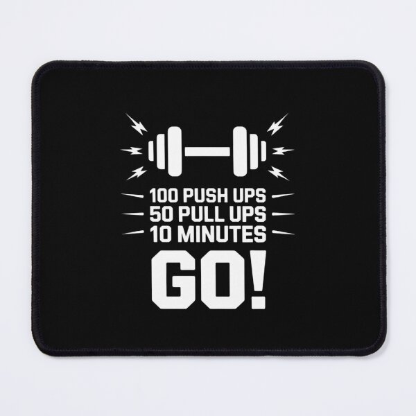 Item preview, 100 Push Up 50 Pull Up 10 Minutes Challenge Gym Apparel designed and sold by SnackPAC.