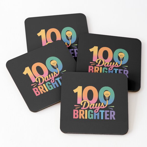 Item preview, 100th Day of School 100 Days Brighter Teachers Kids designed and sold by SnackPAC.