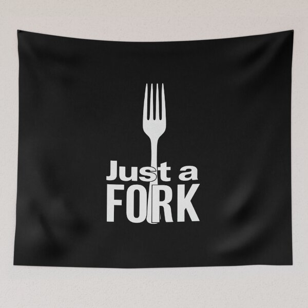 Item preview, Minimalist Fork Poster – “Just a Fork” designed and sold by RED-MOUSE.
