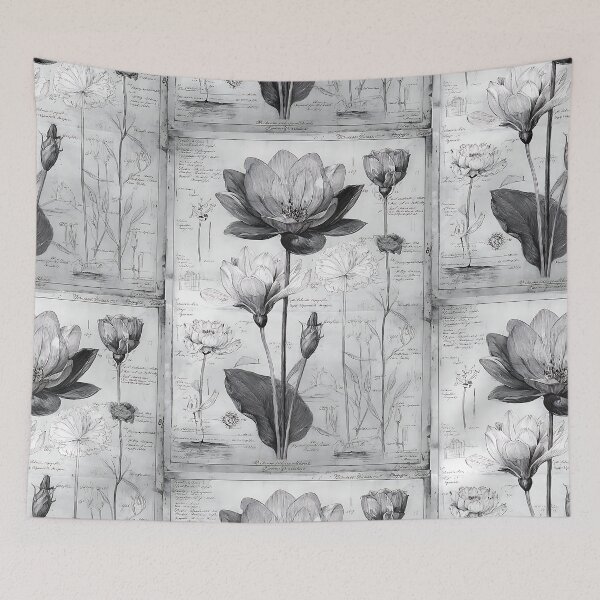 Item preview, Botanical Scientific Flowers Art designed and sold by bapupa.