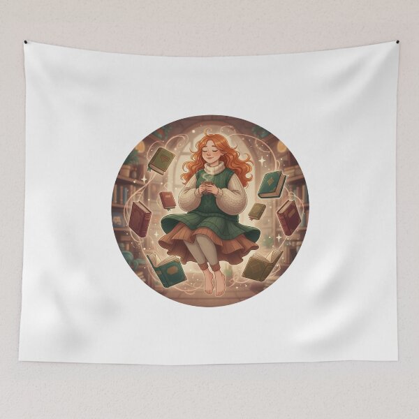 Item preview, Bookish Witch - Reading in My Magic designed and sold by JLMWorks.