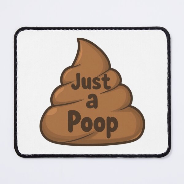 Item preview, Just a Poop – Funny Minimal Illustration designed and sold by RED-MOUSE.