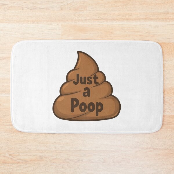 Item preview, Just a Poop – Funny Minimal Illustration designed and sold by RED-MOUSE.