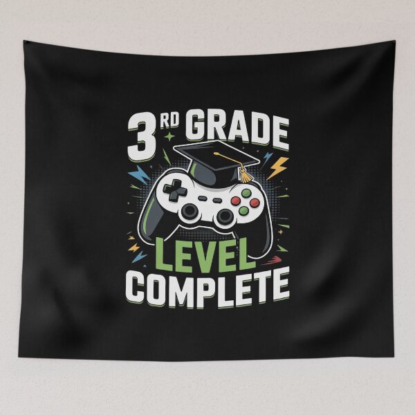 Item preview, 3rd Grade Level Complete Third Grade Video Gamer Graduation  designed and sold by Belkisallen.