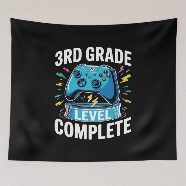 Item preview, 3rd Grade Level Complete Third Grade Video Gamer Graduation  designed and sold by lilLilaBatArt.