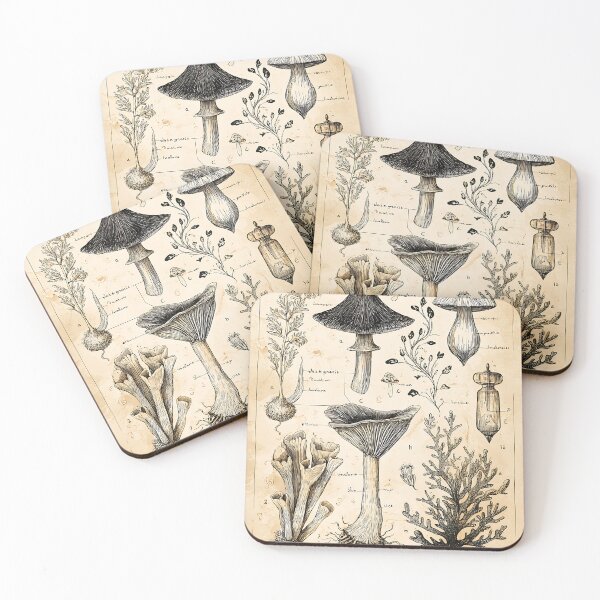 Item preview, Classic Scientific Fungi Drawing designed and sold by bapupa.
