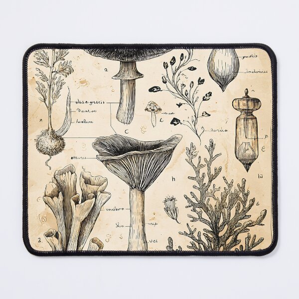 Item preview, Classic Scientific Fungi Drawing designed and sold by bapupa.