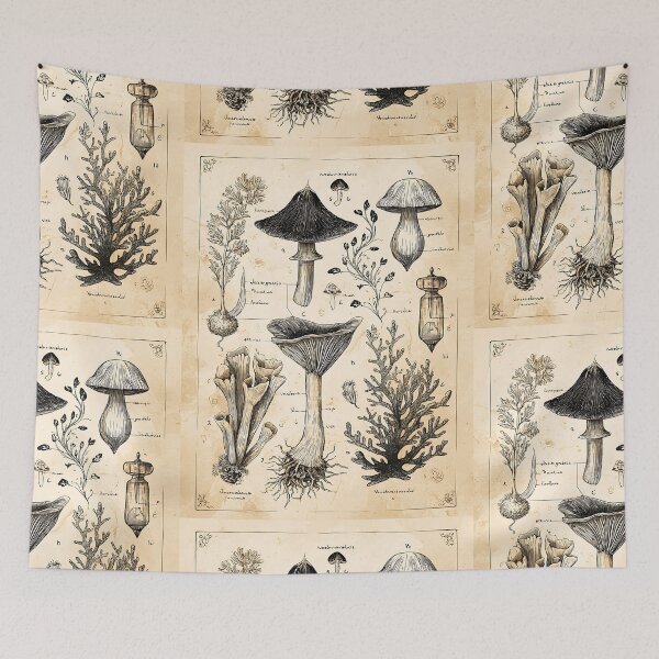 Item preview, Classic Scientific Fungi Drawing designed and sold by bapupa.