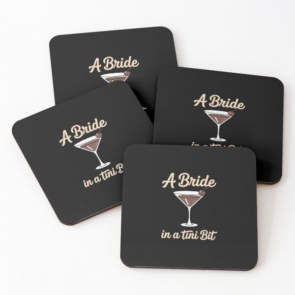 Item preview, A Bride in a Tini Bit Custom Bride Espresso Martini Themed designed and sold by LittleDame.