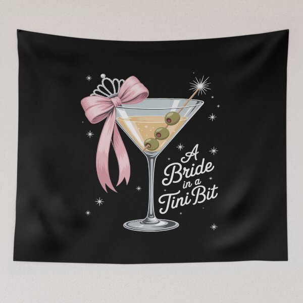 Item preview, A Bride in A Tini Bit Martini Martini Bachelorette Party designed and sold by LittleDame.