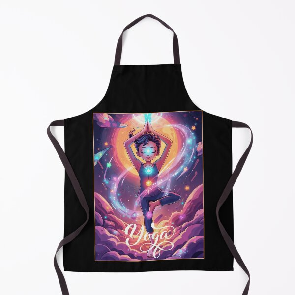 Item preview, Cosmic Yoga Aura ver 7 – Colorful Pop Cartoon Chakra Wellness Art designed and sold by CosmicNook1.