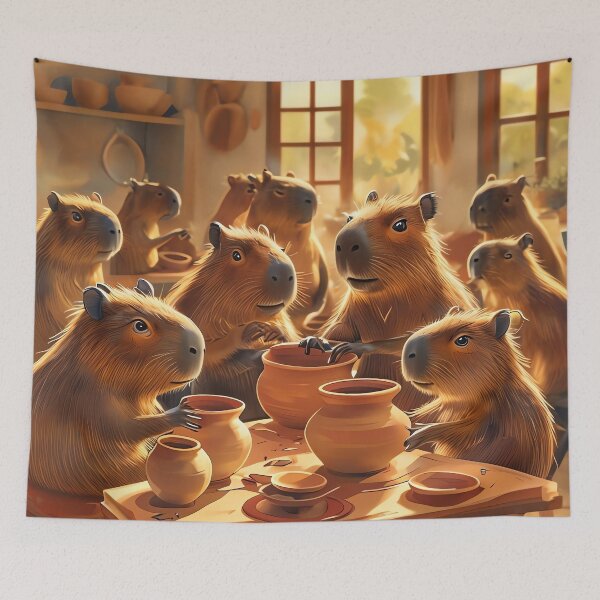 Item preview, Capybara Ceramics designed and sold by ONYX Pixee.