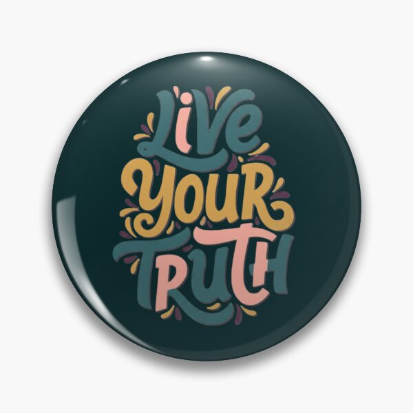 Item preview, Live Your Truth Hand Lettered Inspirational Quote designed and sold by anandsiva2703.