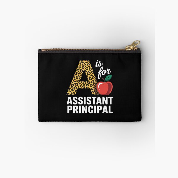 Item preview, A is for Assistant Principal Leopard School Vice Principal designed and sold by LittleDame.