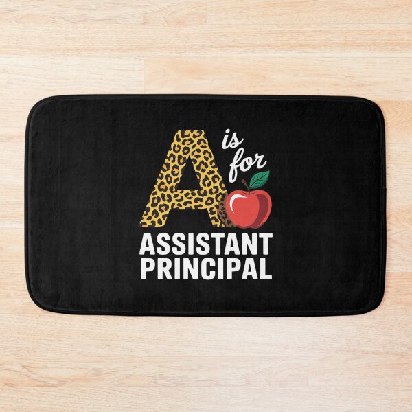 Item preview, A is for Assistant Principal Leopard School Vice Principal designed and sold by LittleDame.