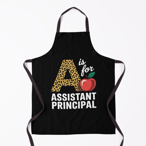 Item preview, A is for Assistant Principal Leopard School Vice Principal designed and sold by LittleDame.