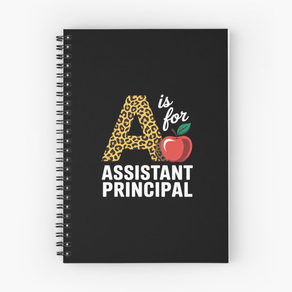 Item preview, A is for Assistant Principal Leopard School Vice Principal designed and sold by LittleDame.