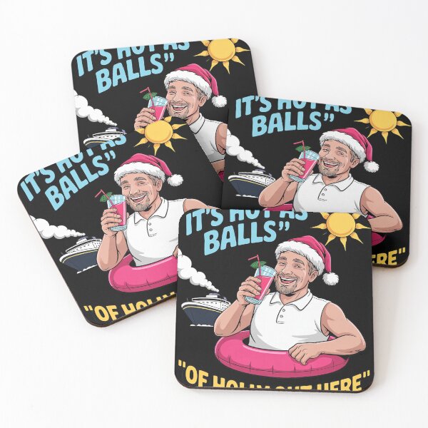 Item preview, Santa Trump It's Hot As Balls Of Holly Out Here Summer Day  designed and sold by NailMolisa.