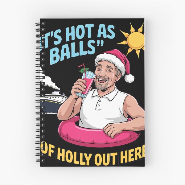 Item preview, Santa Trump It's Hot As Balls Of Holly Out Here Summer Day  designed and sold by NailMolisa.
