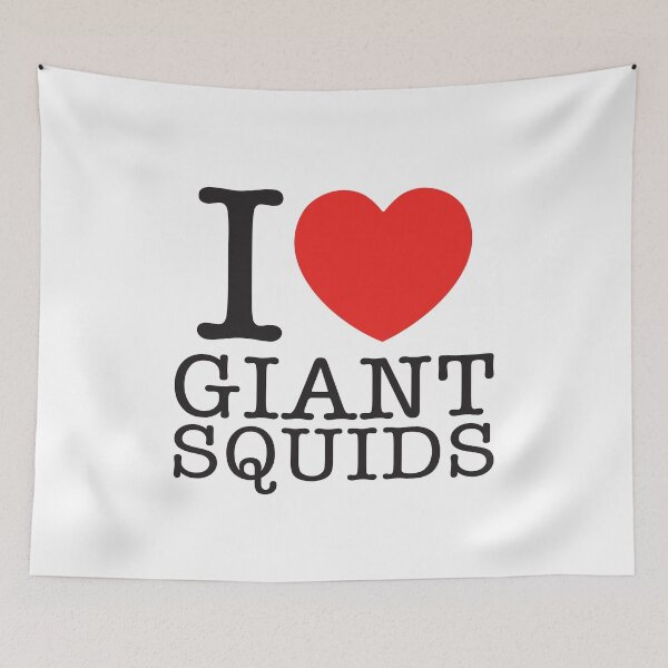 Item preview, I Love Giant Squids designed and sold by shitpostee.