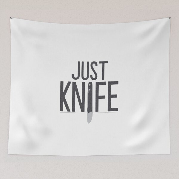 Item preview, Just Knife – Sharp Minimal Typography designed and sold by RED-MOUSE.