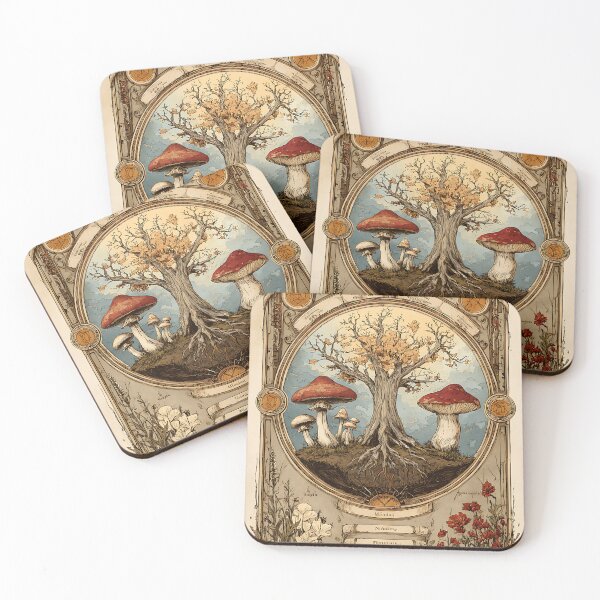 Item preview, Mycological Scientific Fungi Art designed and sold by bapupa.