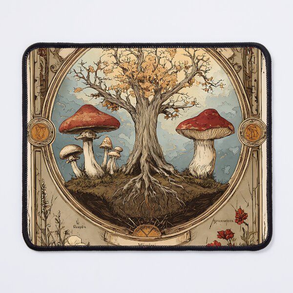 Item preview, Mycological Scientific Fungi Art designed and sold by bapupa.