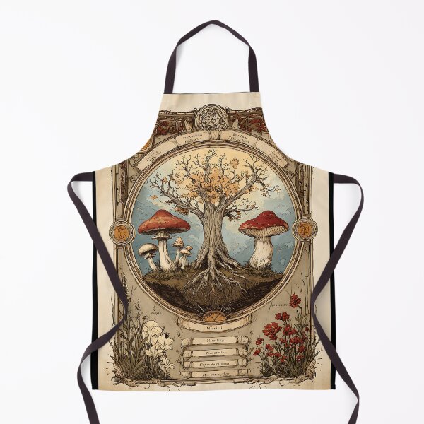 Item preview, Mycological Scientific Fungi Art designed and sold by bapupa.