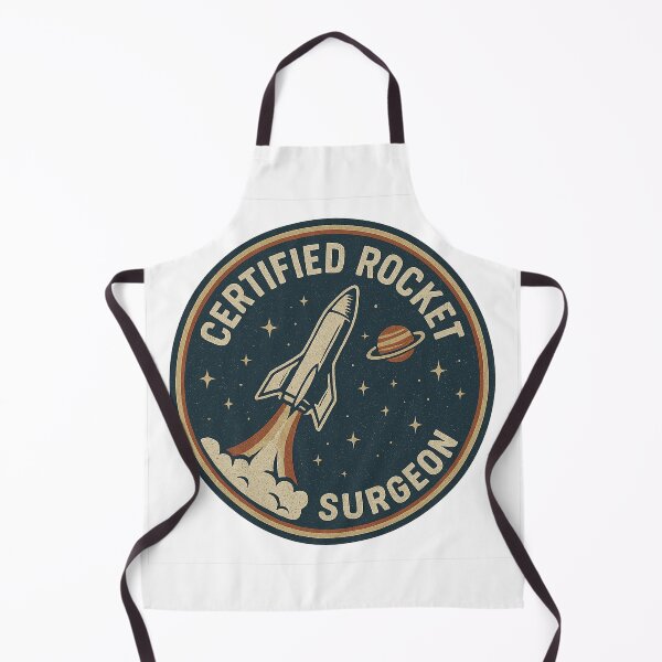 Item preview, Rocket surgeon vintage patch style  designed and sold by Llewynn1225.