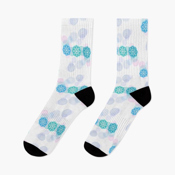 Item preview, Neon Snowflakes – Modern Winter Illustration designed and sold by iamKRUK.