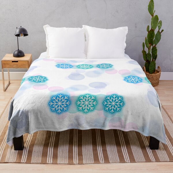 Item preview, Neon Snowflakes – Modern Winter Illustration designed and sold by iamKRUK.