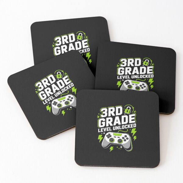 Item preview, 3rd Grade Level Unlocked Video Game Back to School Boys  designed and sold by Belkisallen.
