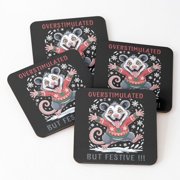 Item preview, Overstimulated But Festive designed and sold by Margerita23.