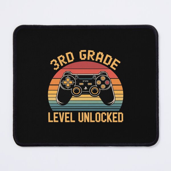 Item preview, 3rd Grade Level Unlocked Video Gamer Back to School Boys  designed and sold by lilLilaBatArt.