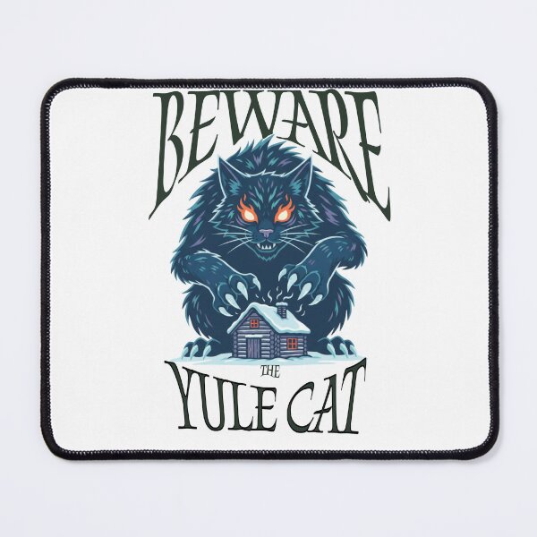 Item preview, Beware the Yule Cat – Icelandic Folklore Art designed and sold by EchoesofMyths.