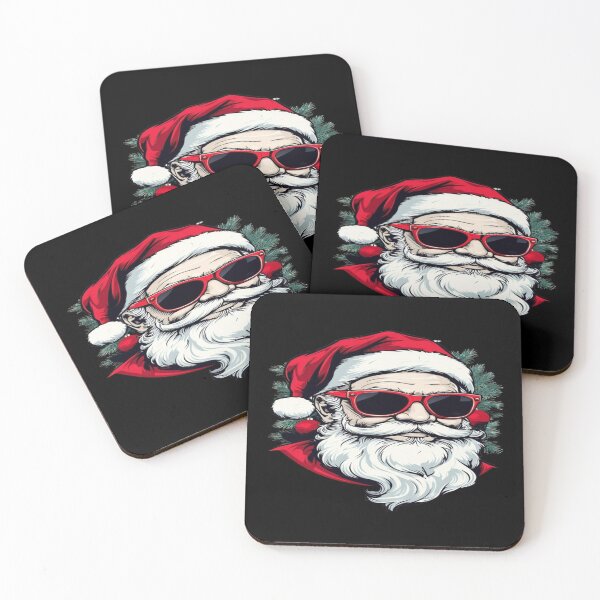 Item preview, Cool Santa Christmas Design – Retro Holiday Vibes with Sunglasses & Festive Flair designed and sold by Bright Nest Studio.