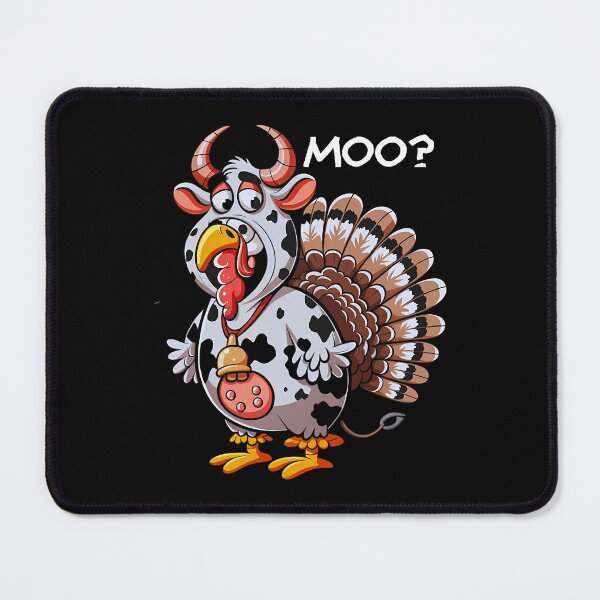 Item preview, Turkey Thanksgiving Day Cow Moo Funny 90s Holiday Festive designed and sold by rebeccathanuos.