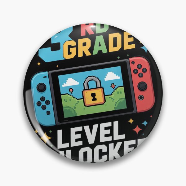 Item preview, 3rd Grade Level Unlocked Video Gamer Boy Kids Back To School  designed and sold by Belkisallen.