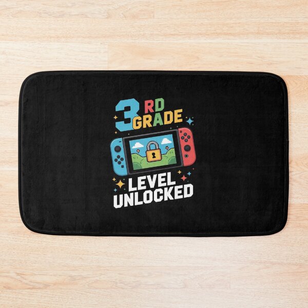 Item preview, 3rd Grade Level Unlocked Video Gamer Boy Kids Back To School  designed and sold by Belkisallen.