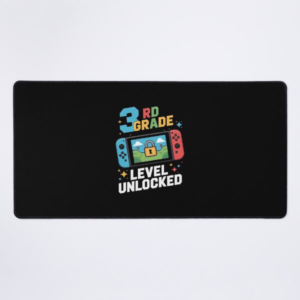 Item preview, 3rd Grade Level Unlocked Video Gamer Boy Kids Back To School designed and sold by Belkisallen.